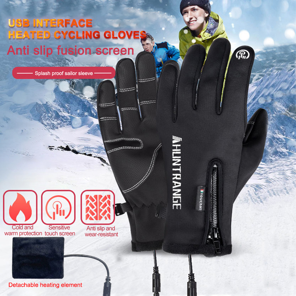 Touch Screen Gloves - Electric Heated Gloves USB Touch Screen