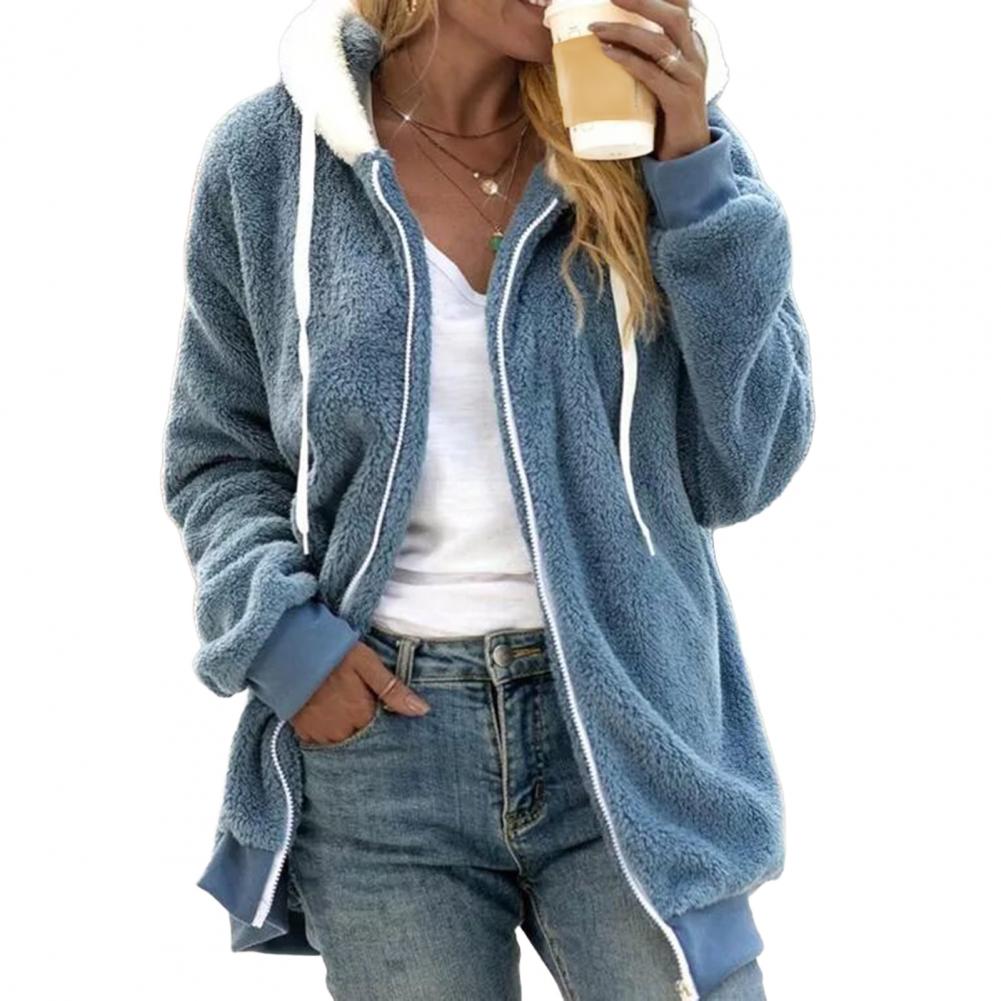Sherpa Hoodie Fleece - Sherpa Jacket for Women Winter Fuzzy
