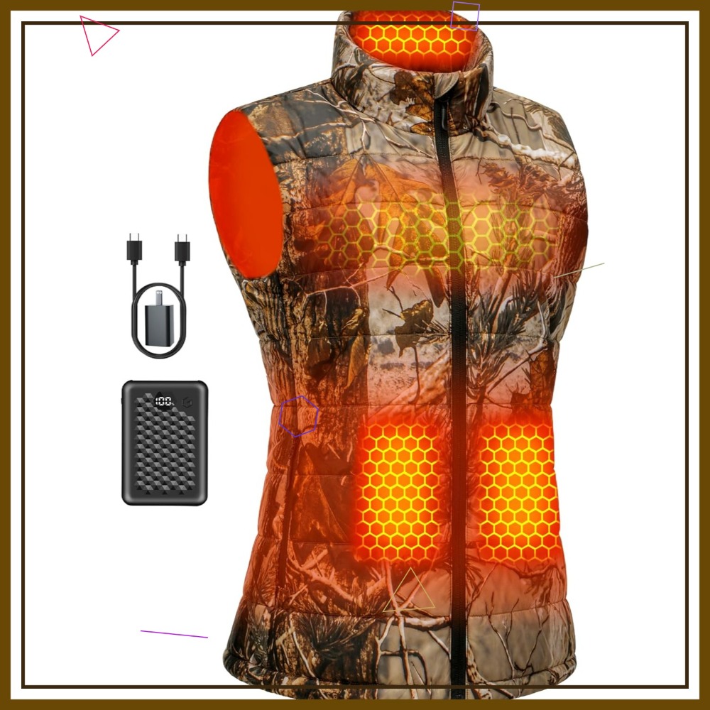 Heated Vest Battery - Fast-Charge Graphene Heated Vest for Women