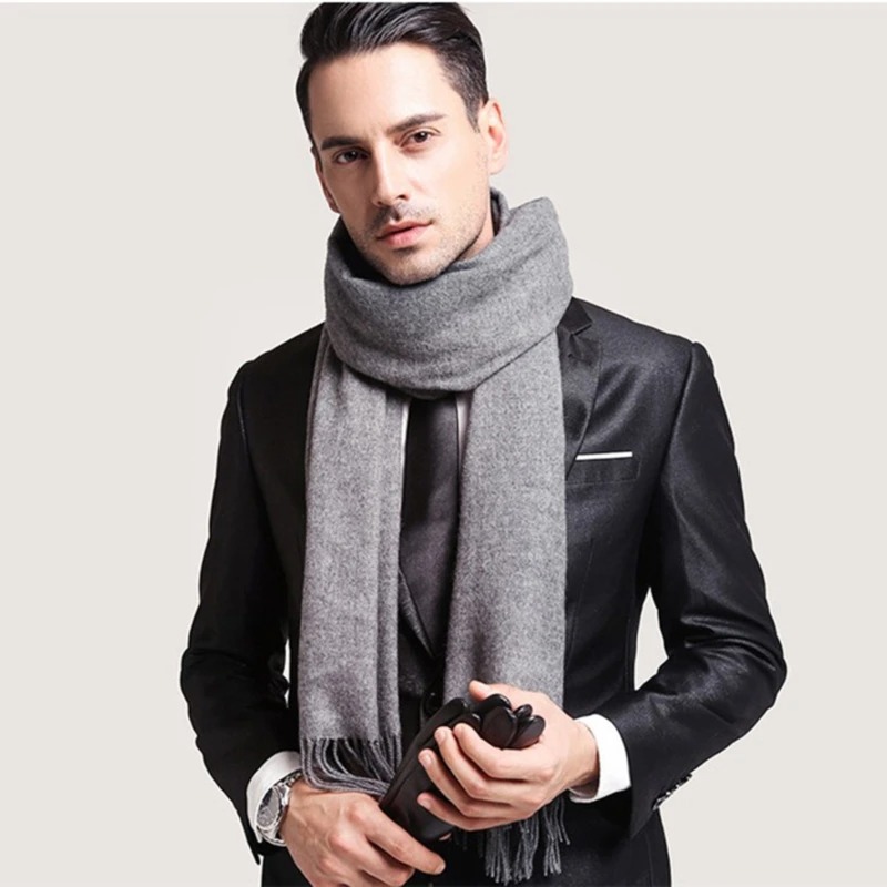 2025 Wool Scarves Winter Soft  - Wool Scarf Men recension och pris