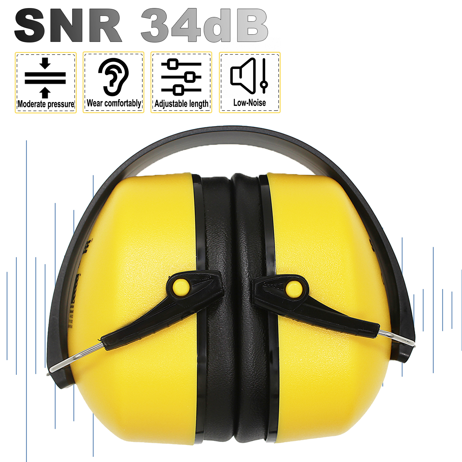 Safetree CE En 352-1: 2002 Fol - Earmuffs Foldable recension och pris