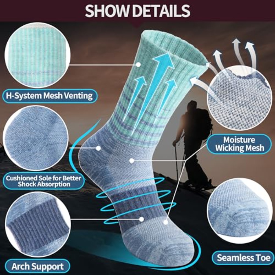 Anlisim Merino Wool Hiking Soc - Thermal Sock Wool recension och pris