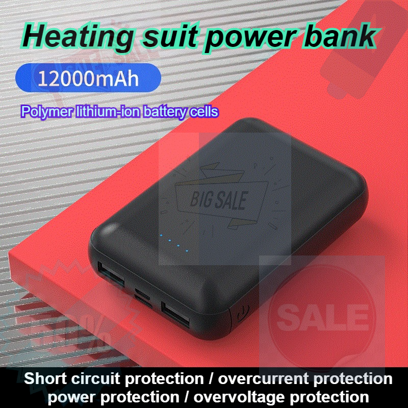 12000mAh Heating Clothing Powe - Heated Vest Battery recension och pris