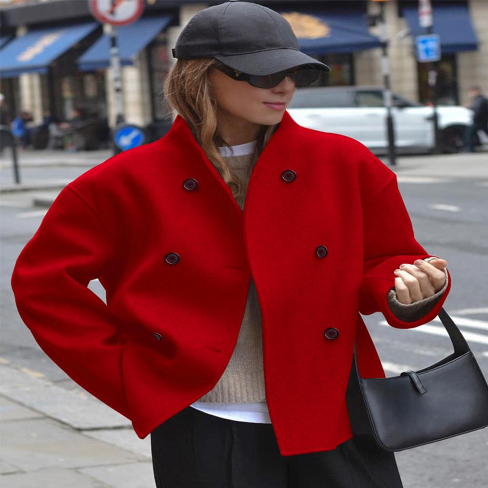 Winter Overcoat Women’s Wool C - Wool Coat Peacoat recension och pris