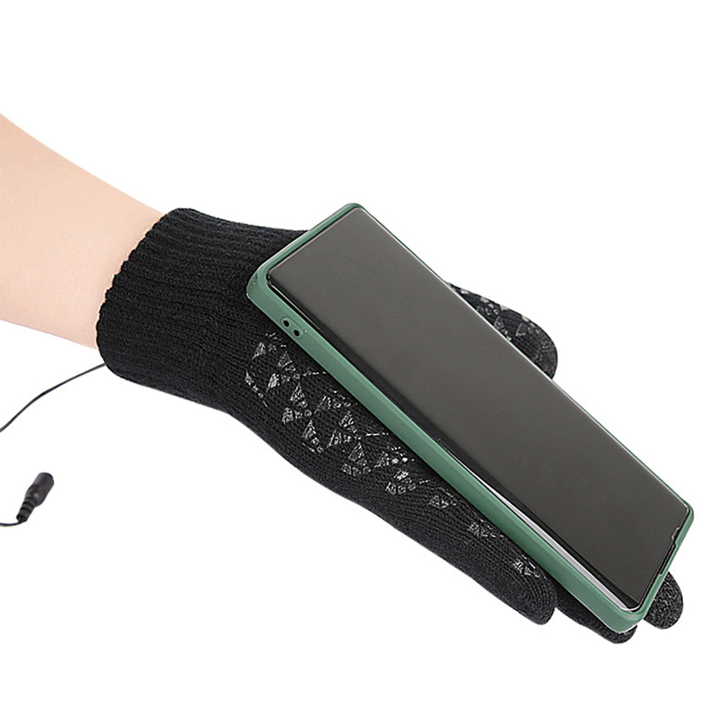 USB Heated Knitted Gloves Full - Touch Screen Gloves recension och pris