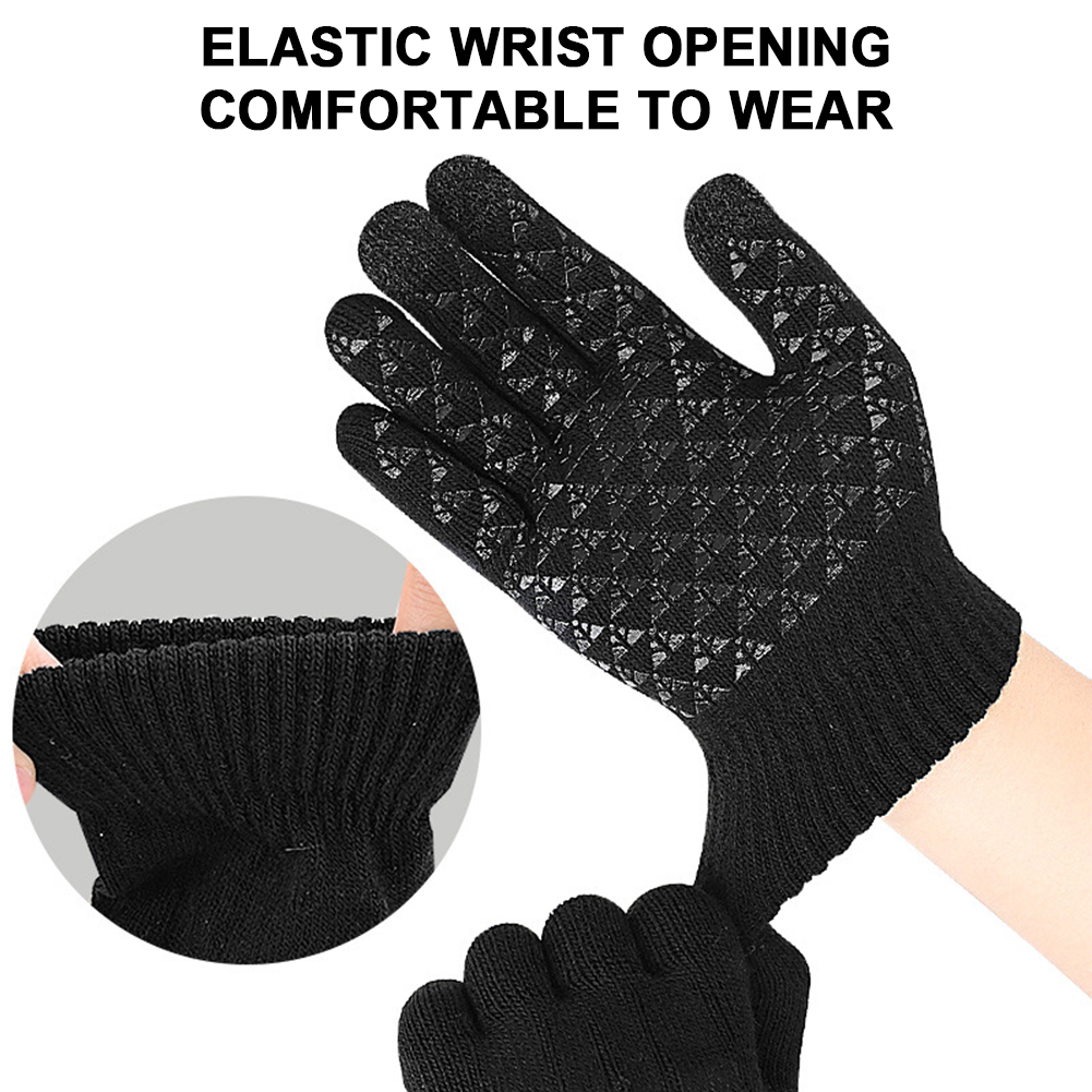 USB Heated Knitted Gloves Full - Touch Screen Gloves recension och pris