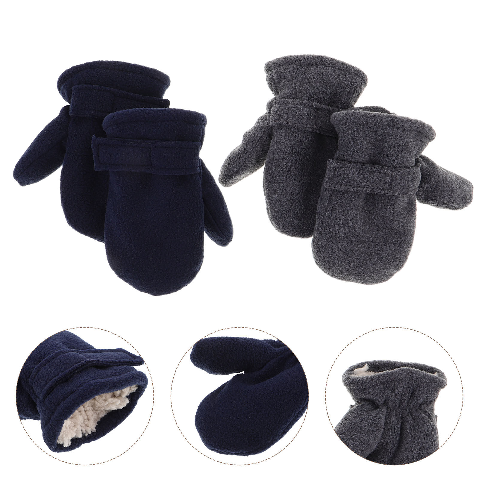 2Pairs Children Warm Gloves Po - Snow Glove Insulated recension och pris