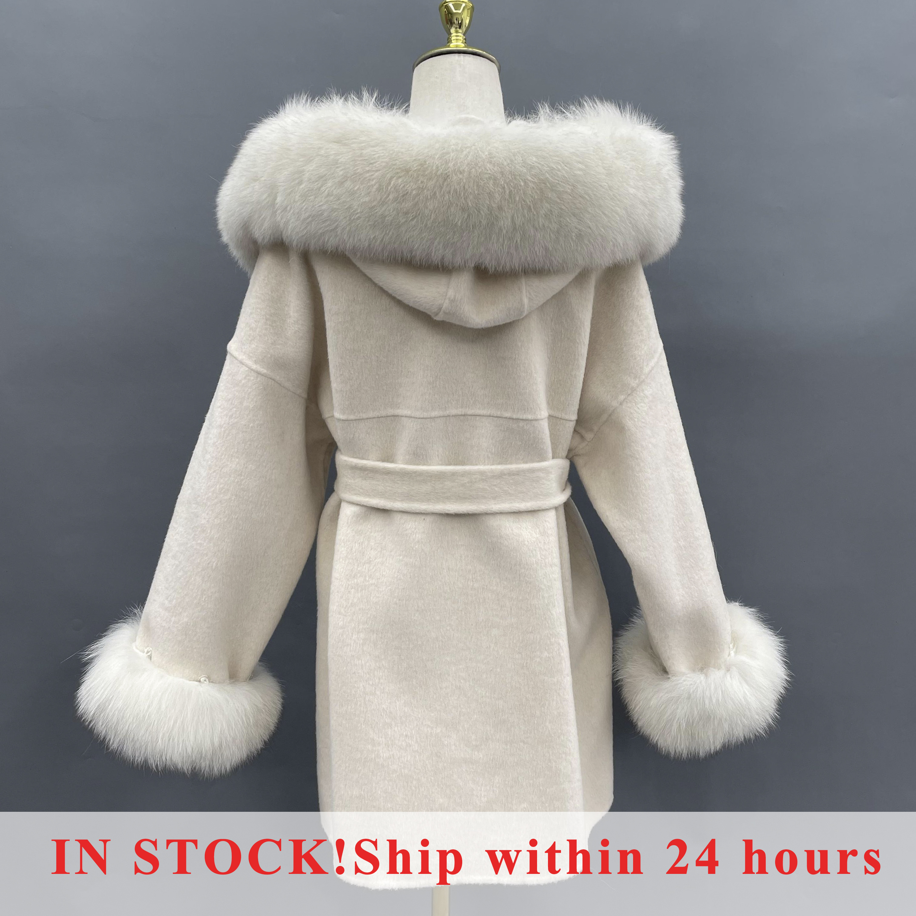 MISSJANEFUR Wool Coat with Rea - Wool Coat Peacoat recension och pris