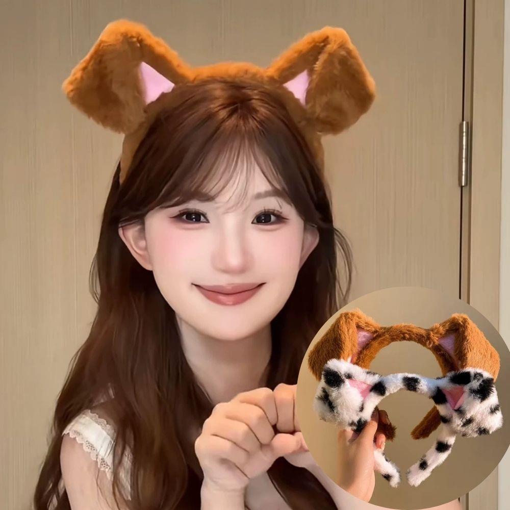 Spotted Dogs Folded Ear Hairba - Winter Headband Fleece recension och pris