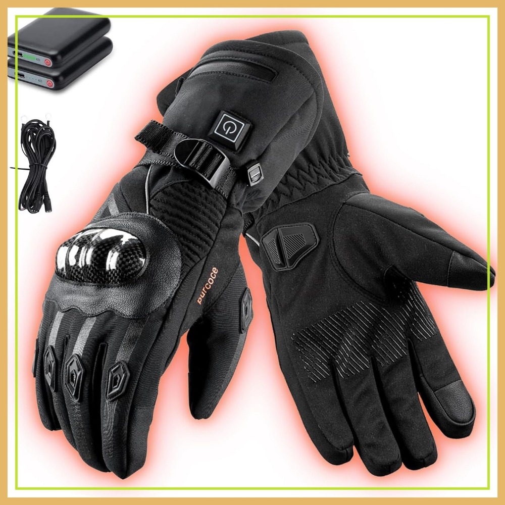 Heated Gloves with 3 Heat Sett - Touch Screen Gloves recension och pris