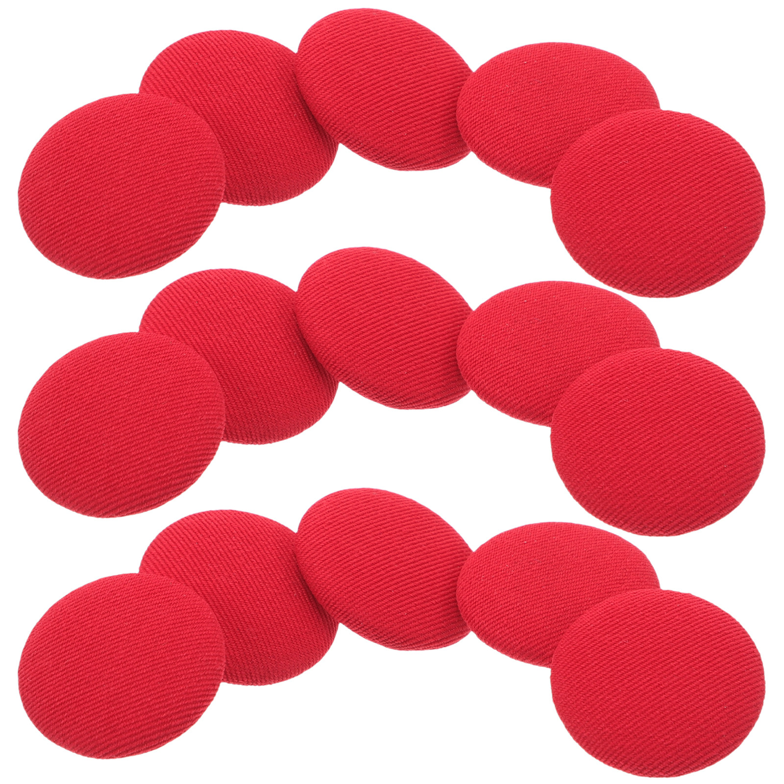 20Pcs Flat Round Fabric Covere - Wool Coat Peacoat recension och pris