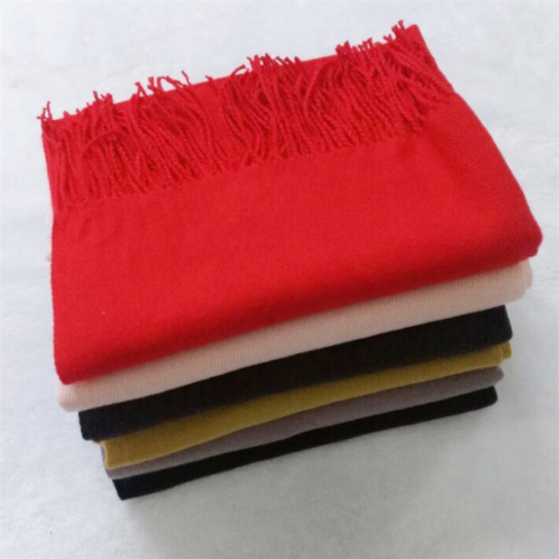 Autumn And Winter Solid Color  - Wool Scarf Men recension och pris