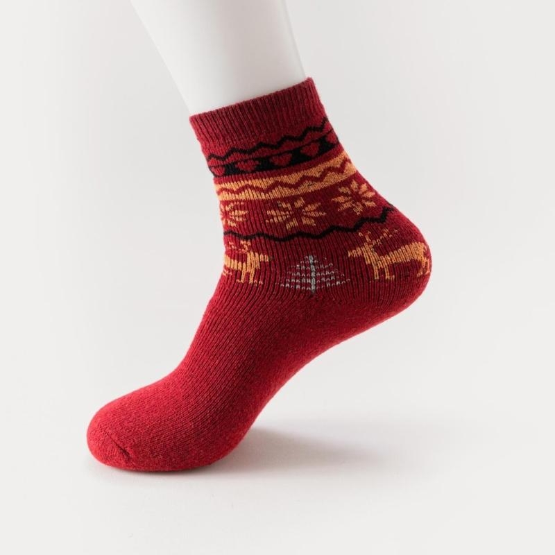 5 Pairs Men's Faux Wool Socks  - Thermal Sock Wool recension och pris