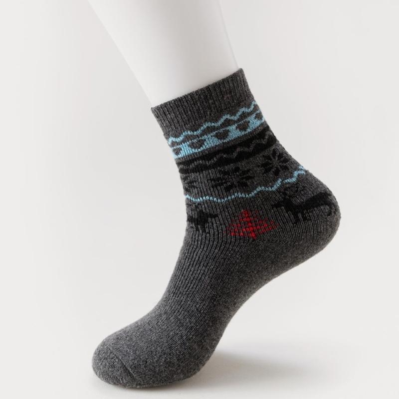 5 Pairs Men's Faux Wool Socks  - Thermal Sock Wool recension och pris