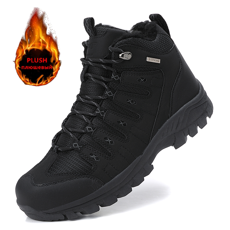 Winter Men's Boots Warm Plush  - Waterproof Winter Boot recension och pris