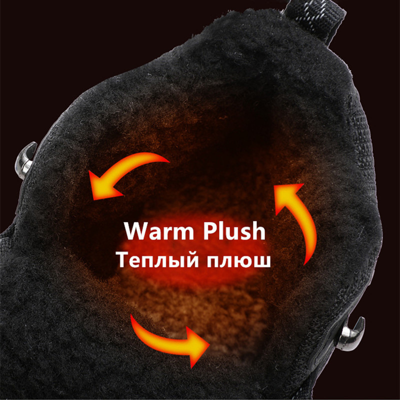 Winter Men's Boots Warm Plush  - Waterproof Winter Boot recension och pris