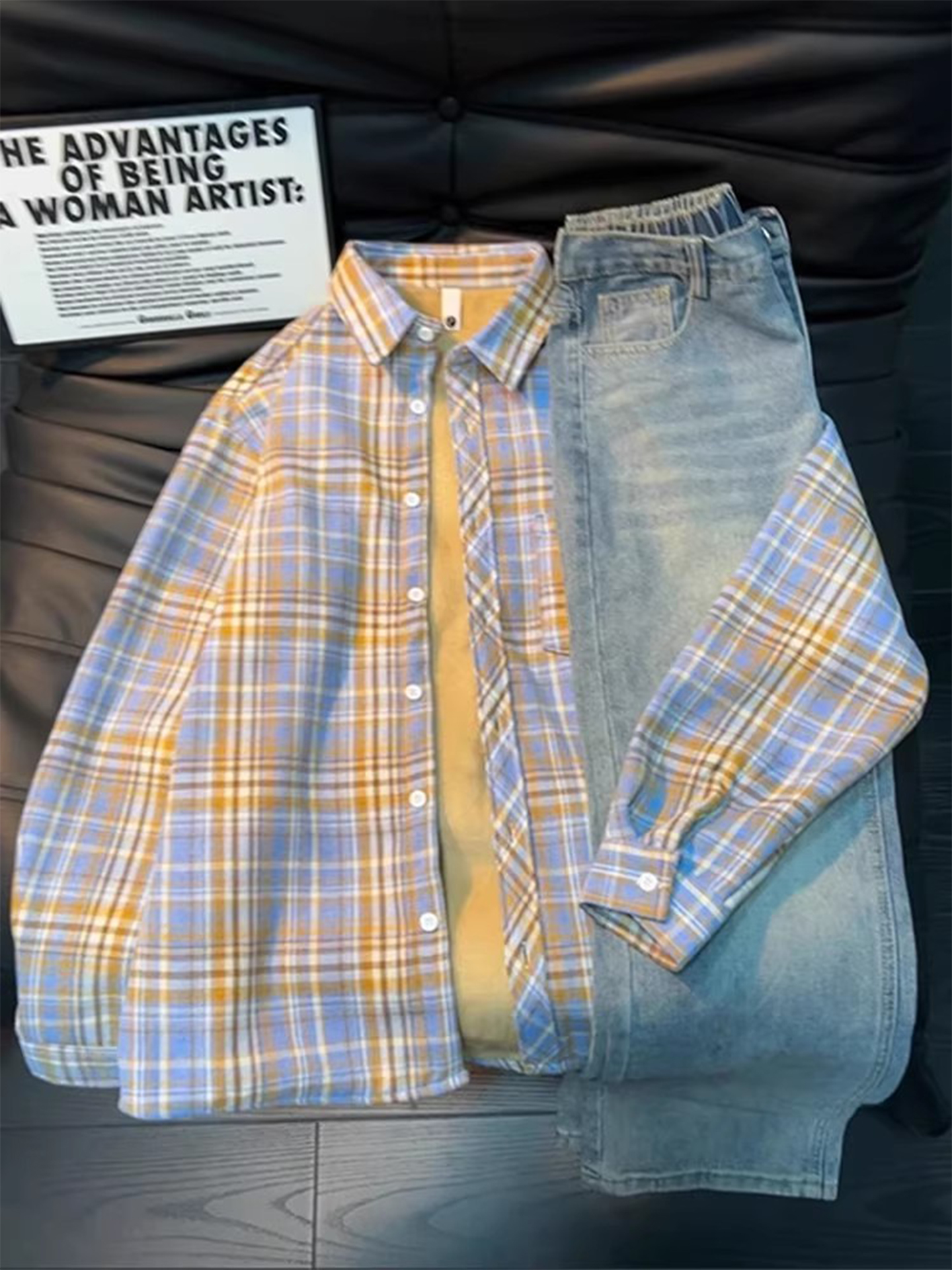 Men's Vintage Plaid Flannel Sh - Flannel Shirt Lined recension och pris