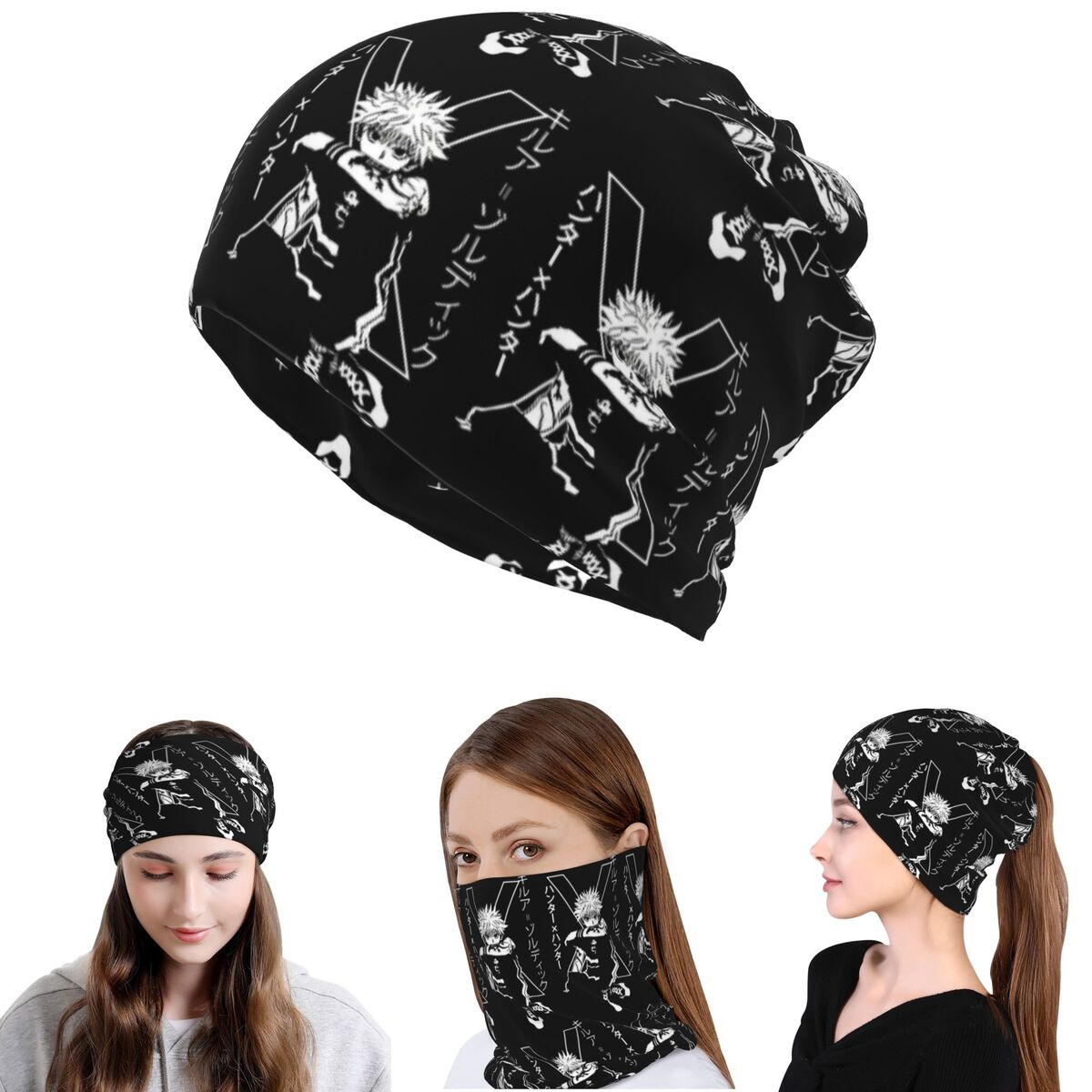 Killua Zoldyck Anime HXH Hunte - Knit Beanie Hat Warm recension och pris