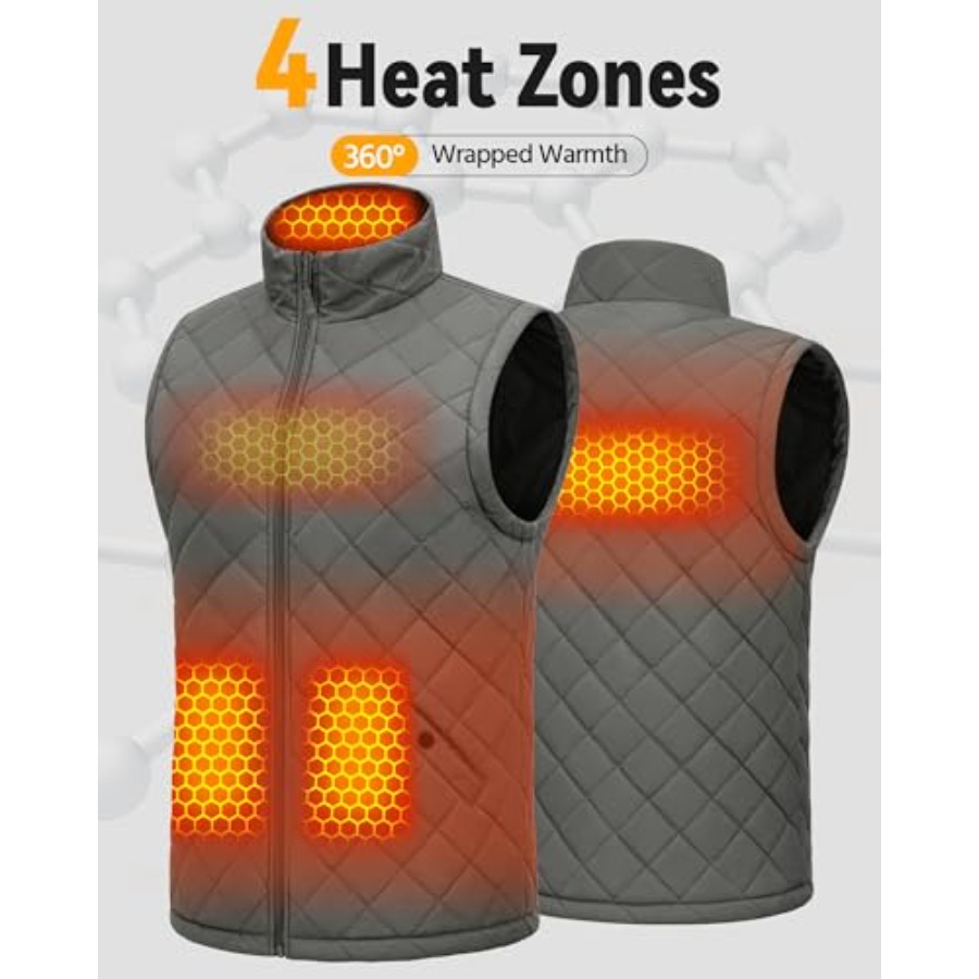 Wulcea Graphene Heated Vest Fo - Heated Vest Battery recension och pris