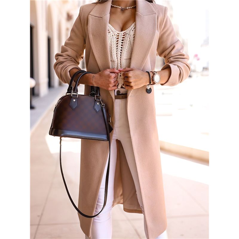 A24F-Women Long Wool Coats For - Wool Coat Peacoat recension och pris