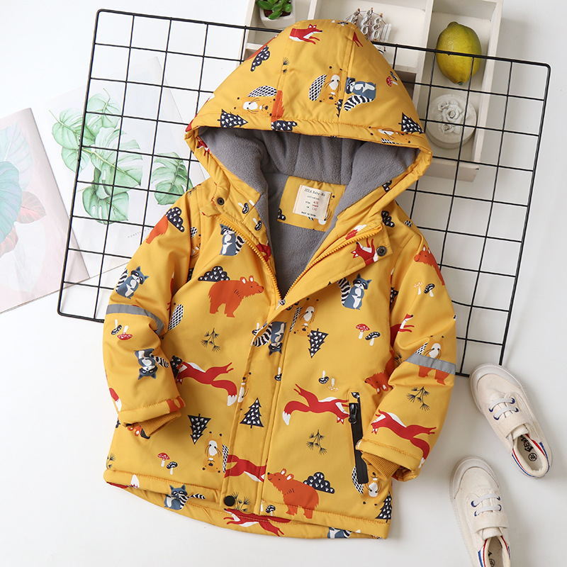 IYEAL Children's Coat Animals  - Flannel Shirt Lined recension och pris