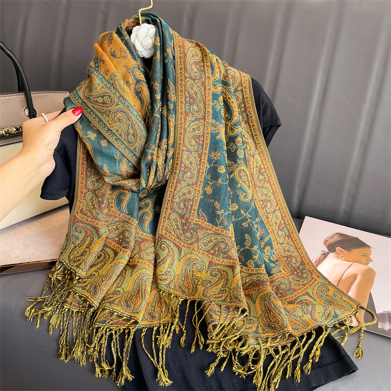 Tassel Blanket Design Thick Pa - Cashmere Pashmina Wrap recension och pris