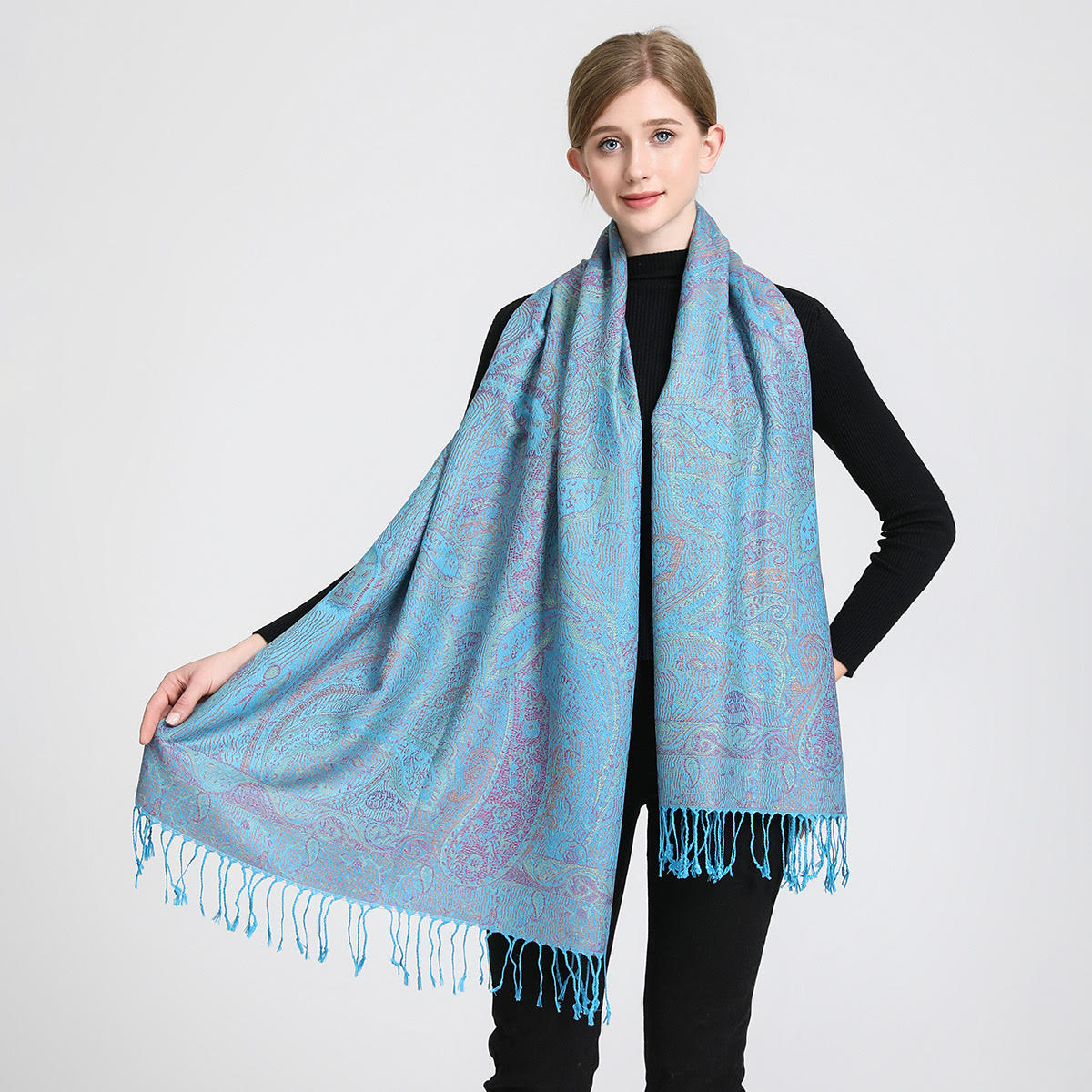 Tassel Blanket Design Thick Pa - Cashmere Pashmina Wrap recension och pris