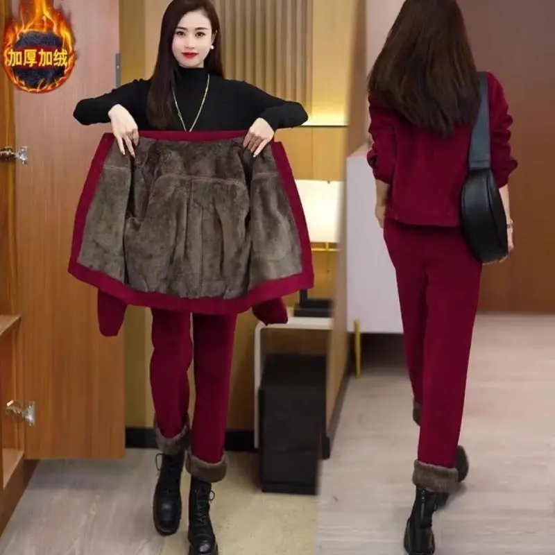 Autumn Winter Thick Corduroy S - Corduroy Pant Warm recension och pris