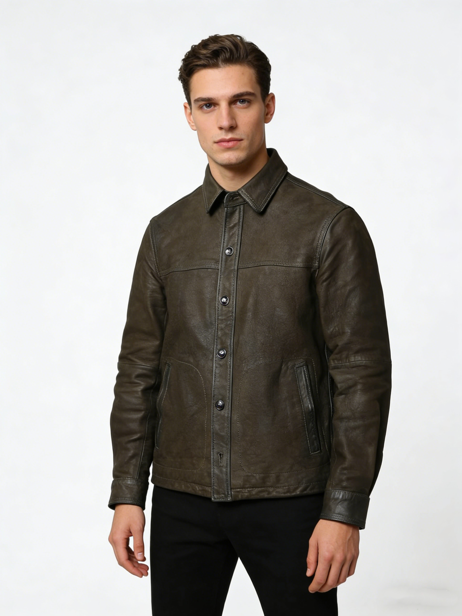 Genuine Natural Sheepskin Turn - Down Jacket Packable recension och pris