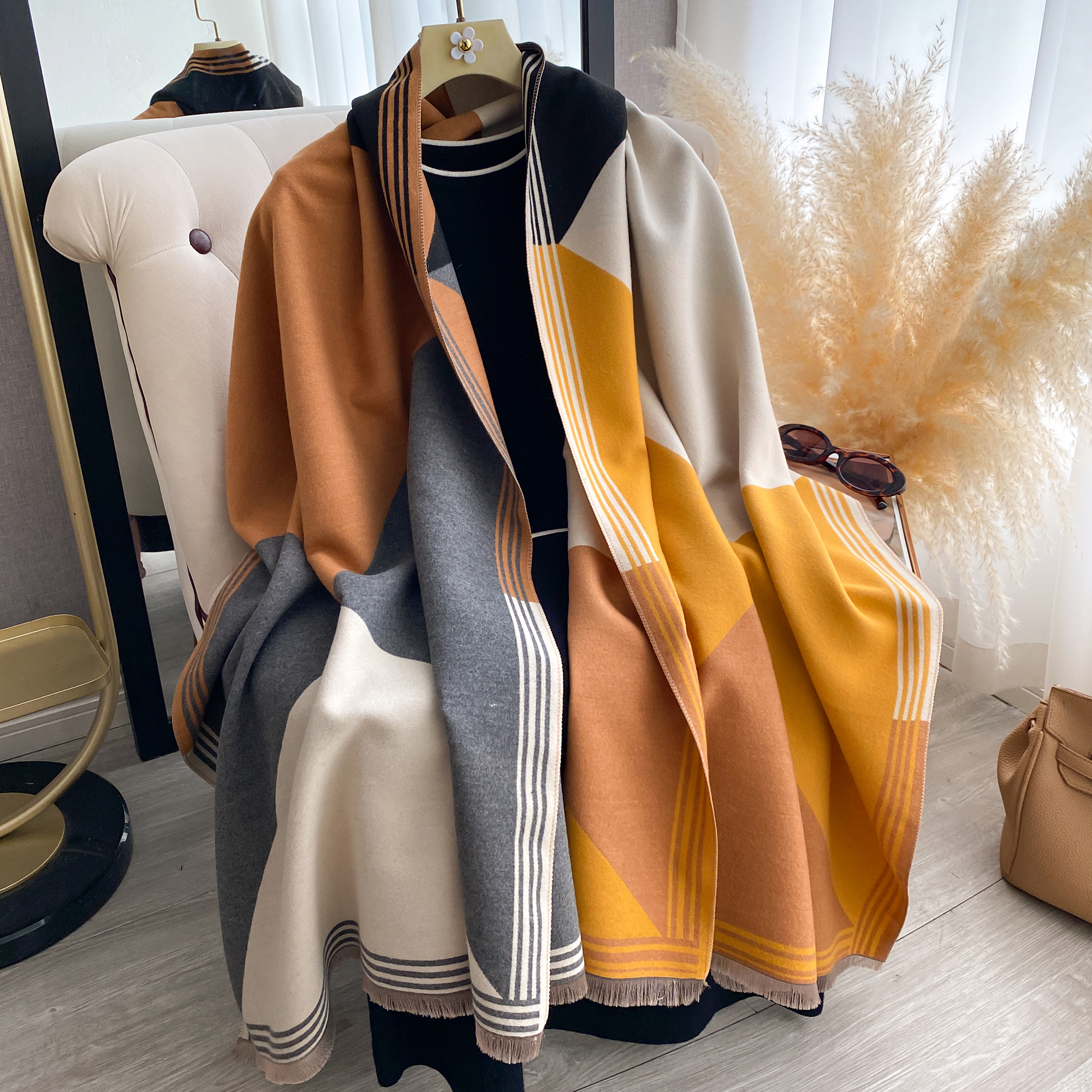 2025 Luxury Winter Cashmere Sc - Cashmere Pashmina Wrap recension och pris