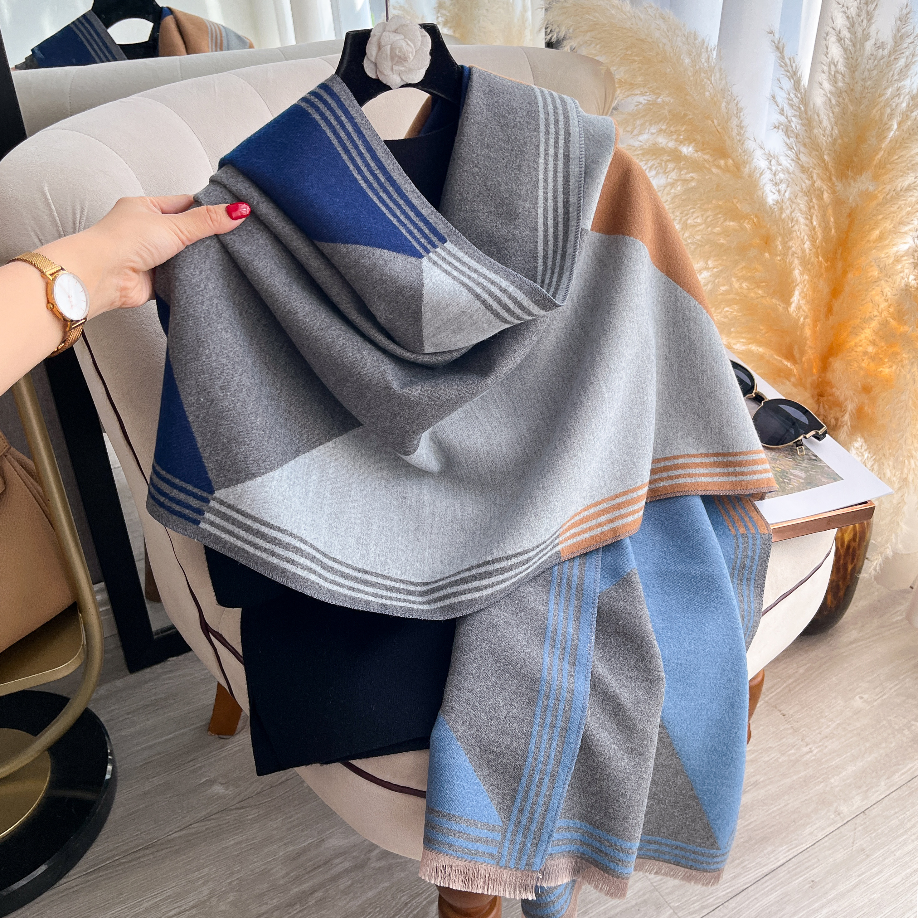 2025 Luxury Winter Cashmere Sc - Cashmere Pashmina Wrap recension och pris