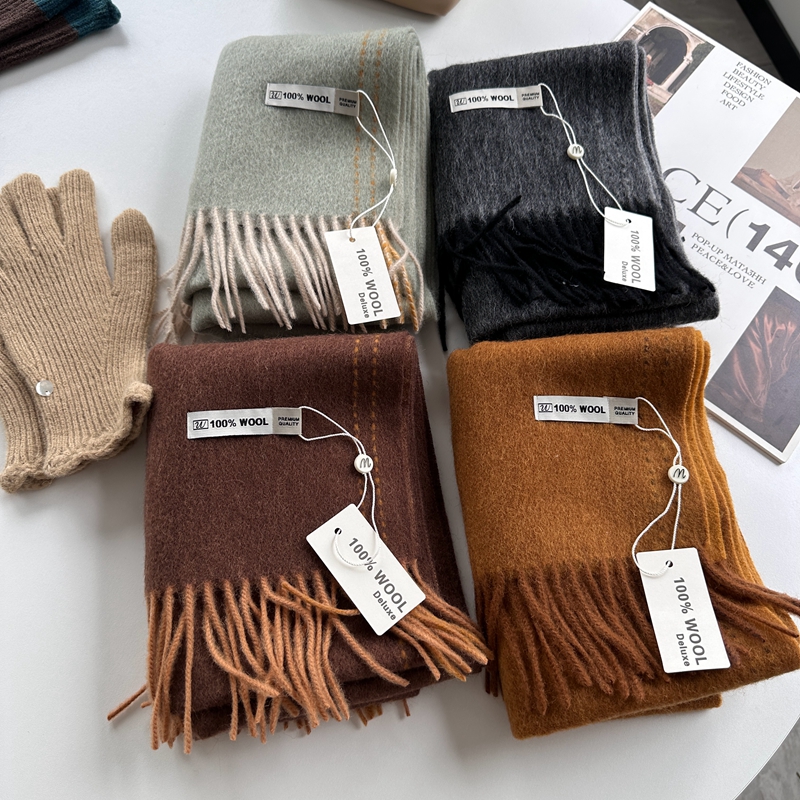 Elegant Good Quality 100% Wool - Wool Scarf Men recension och pris