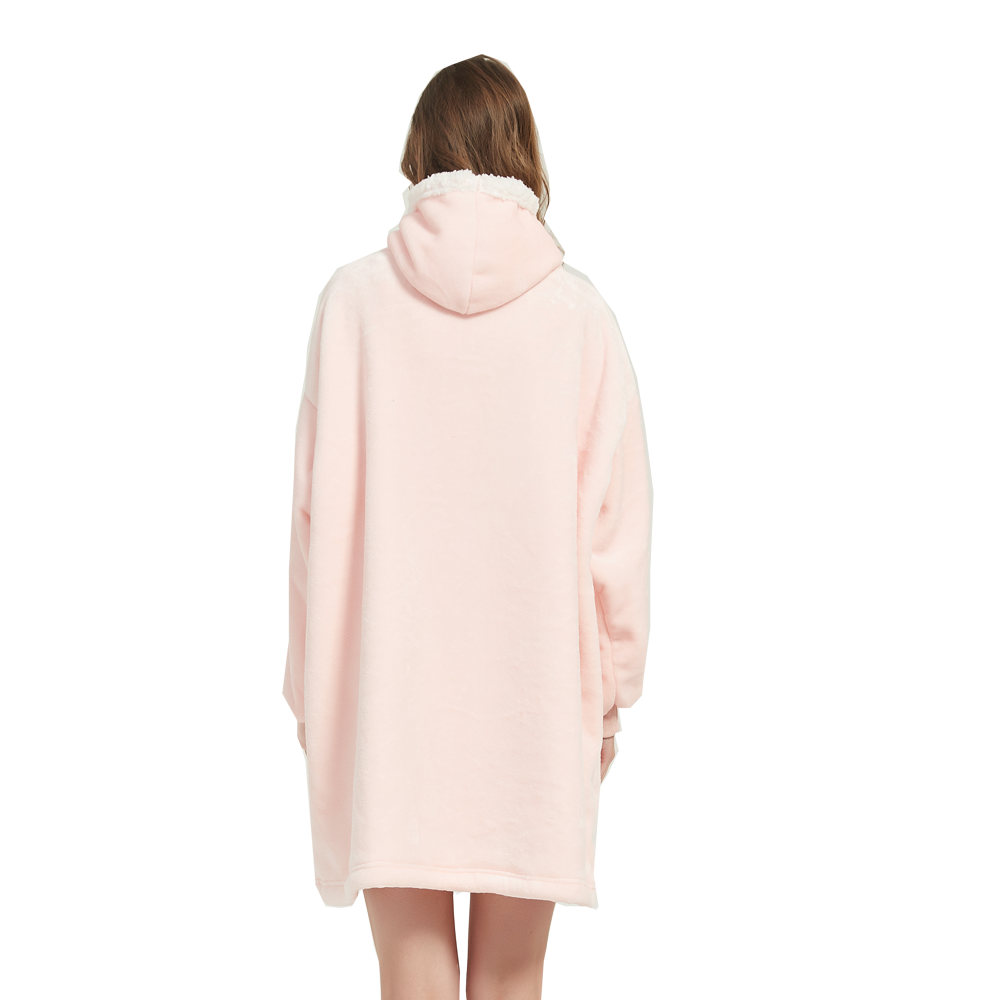 Microfiber Plush Coral Fleece  - Sherpa Hoodie Fleece recension och pris