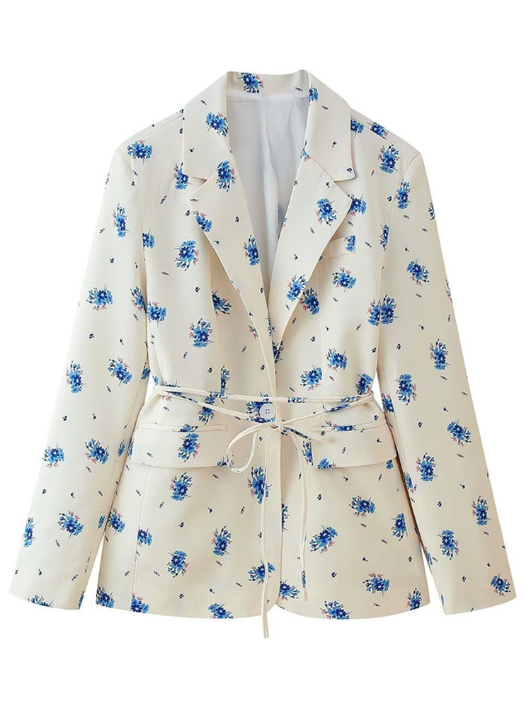 FSMG Elegant Flower Printed Lo - Down Jacket Packable recension och pris