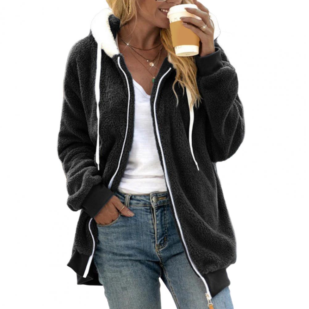 Sherpa Jacket for Women Winter - Sherpa Hoodie Fleece recension och pris