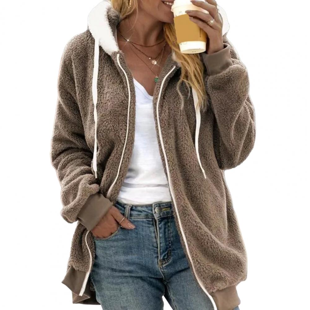 Sherpa Jacket for Women Winter - Sherpa Hoodie Fleece recension och pris