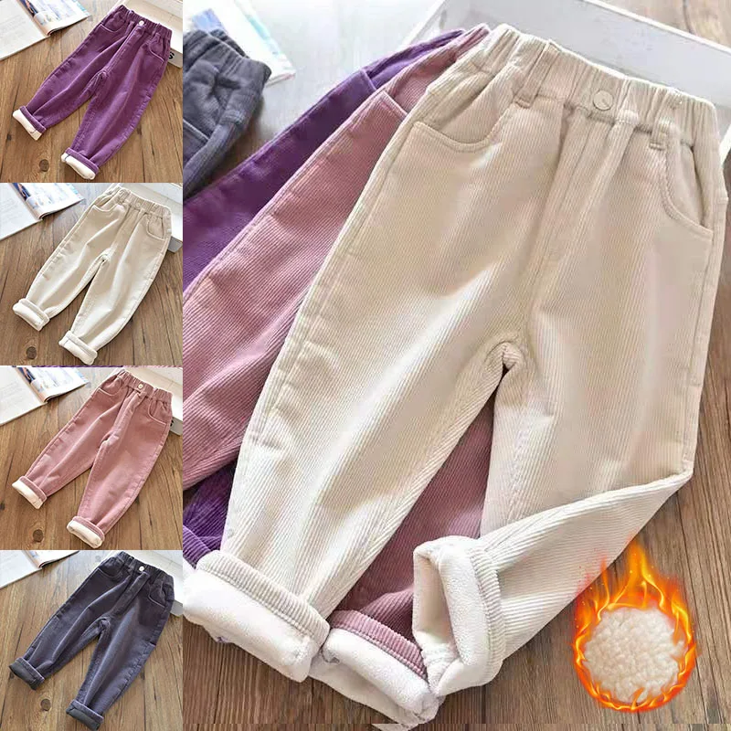Velvet Lined Corduroy Kids Har - Corduroy Pant Warm recension och pris