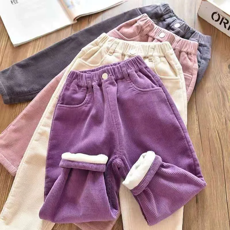 Velvet Lined Corduroy Kids Har - Corduroy Pant Warm recension och pris