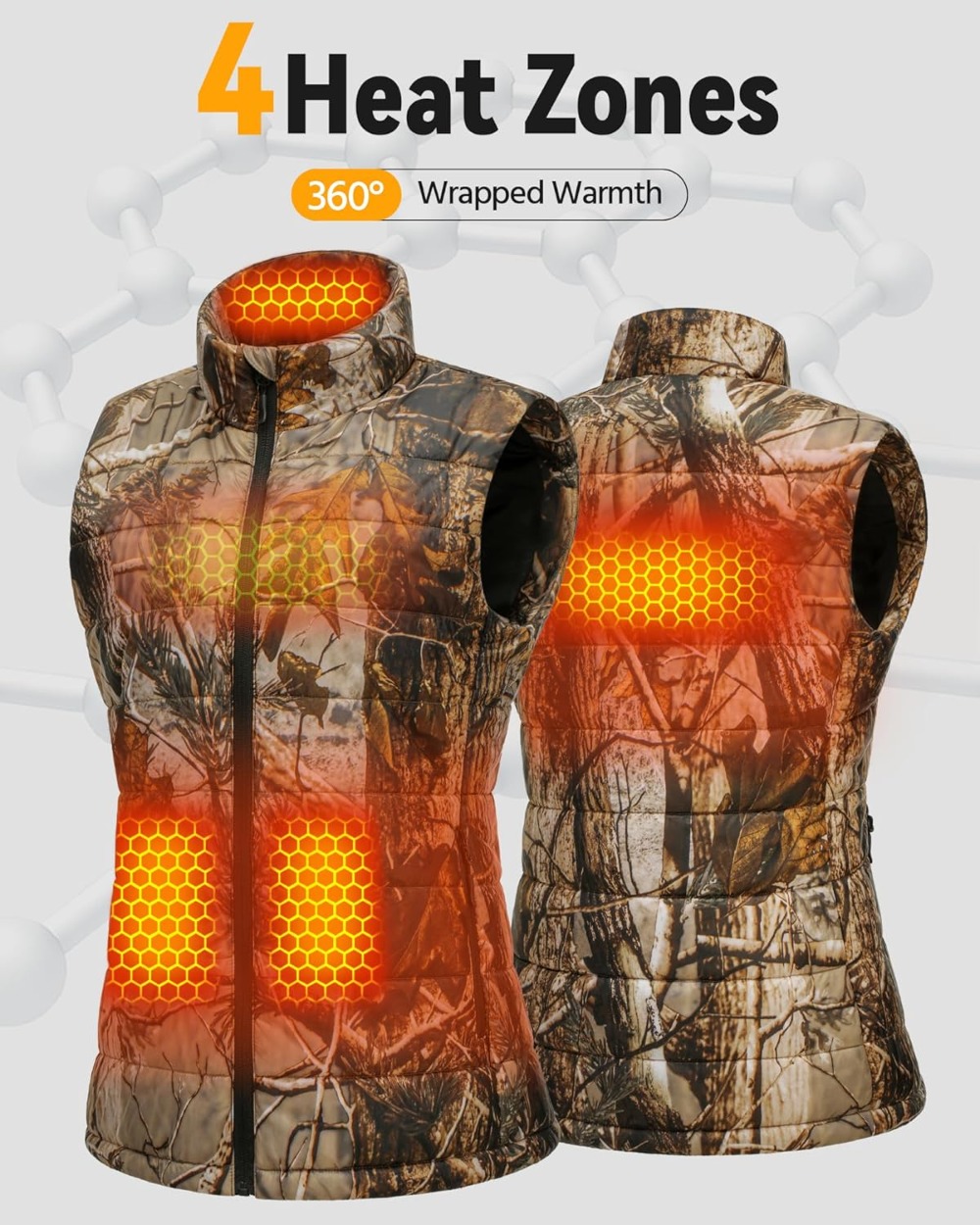 Fast-Charge Graphene Heated Ve - Heated Vest Battery recension och pris