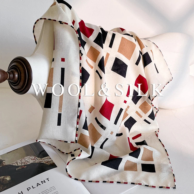 30% Silk 70% Wool Women's Scar - Wool Scarf Men recension och pris