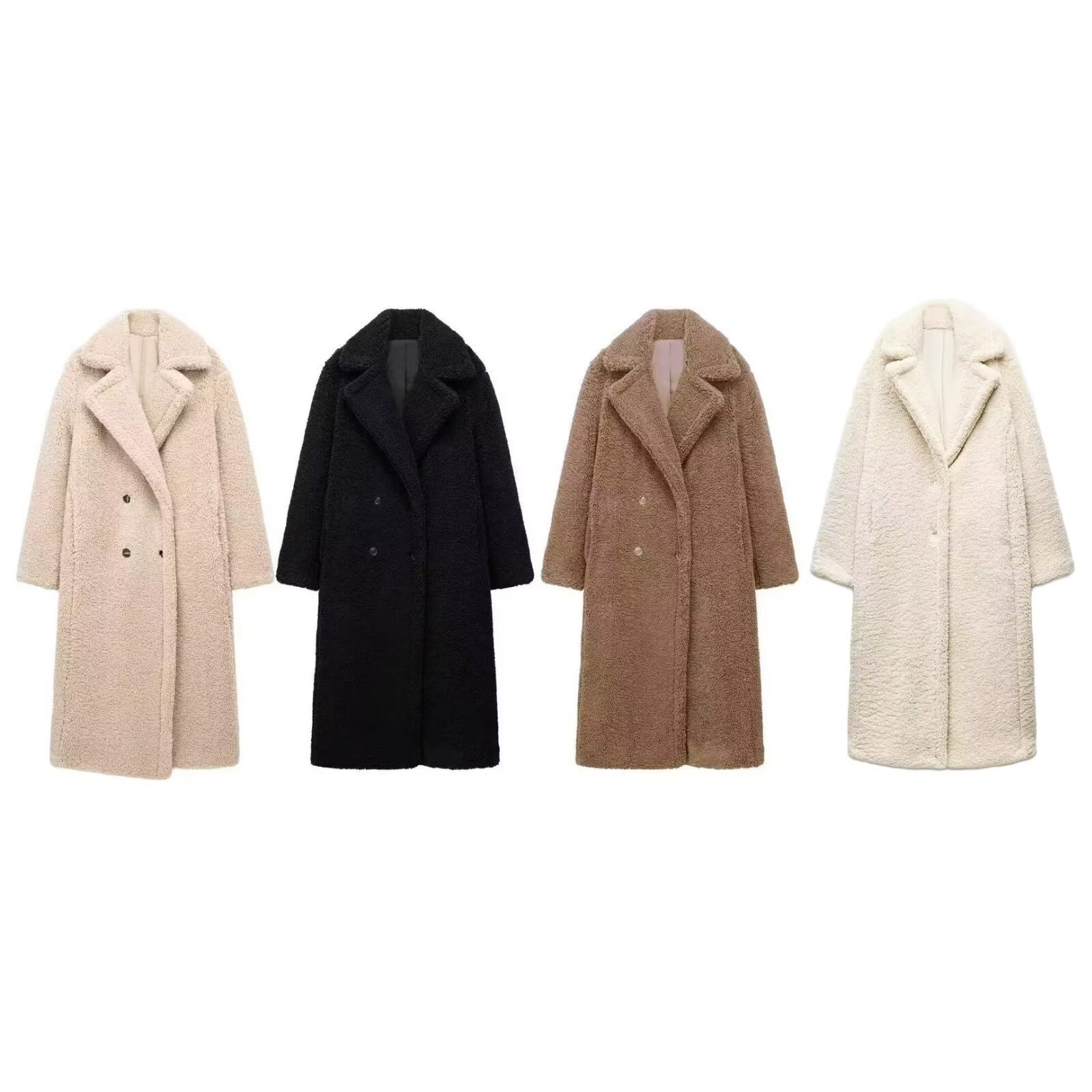 Double-Breasted Coat Extra-Thi - Wool Coat Peacoat recension och pris