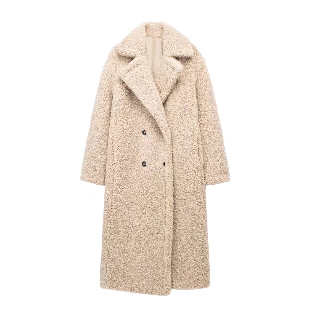 Double-Breasted Coat Extra-Thi - Wool Coat Peacoat recension och pris