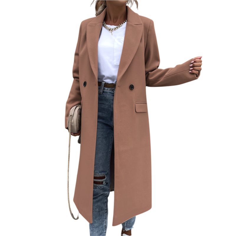 ABRT-Women's Winter Wool Coat  - Wool Coat Peacoat recension och pris