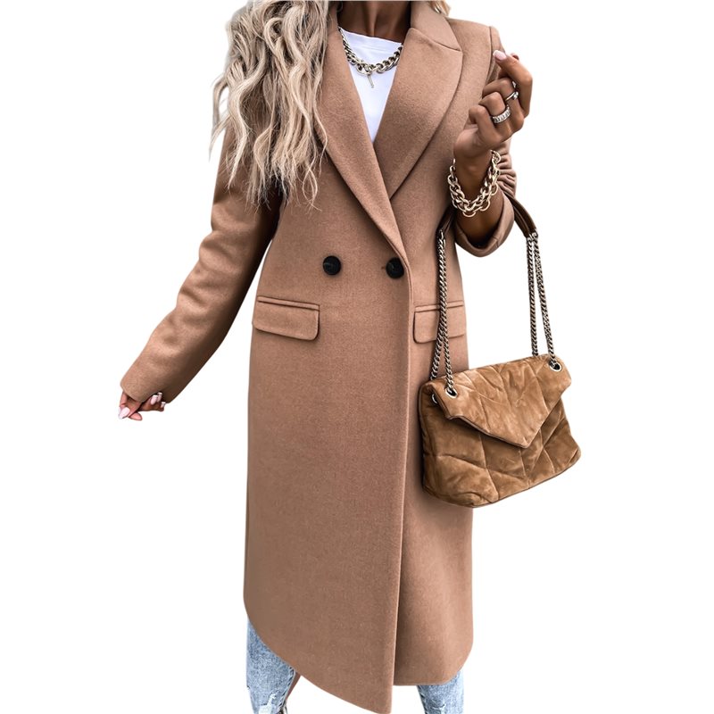 ABRT-Women's Winter Wool Coat  - Wool Coat Peacoat recension och pris