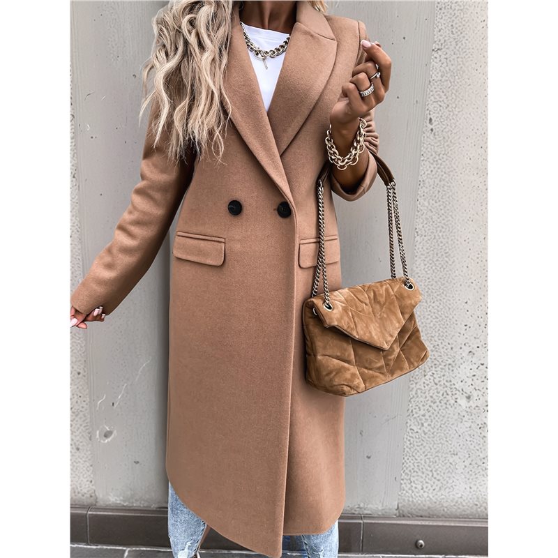 ABRT-Women's Winter Wool Coat  - Wool Coat Peacoat recension och pris